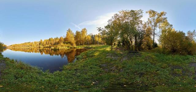 At the peat lake