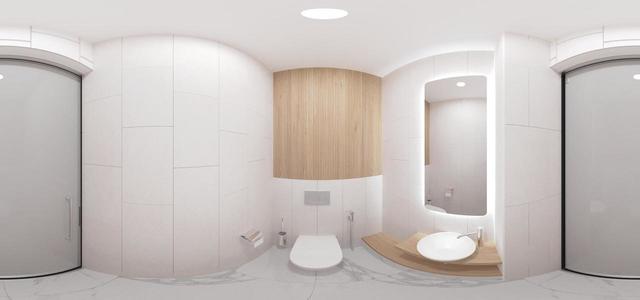 guest bathroom node. Option 2