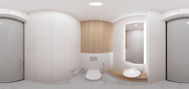 guest bathroom node. Option 2